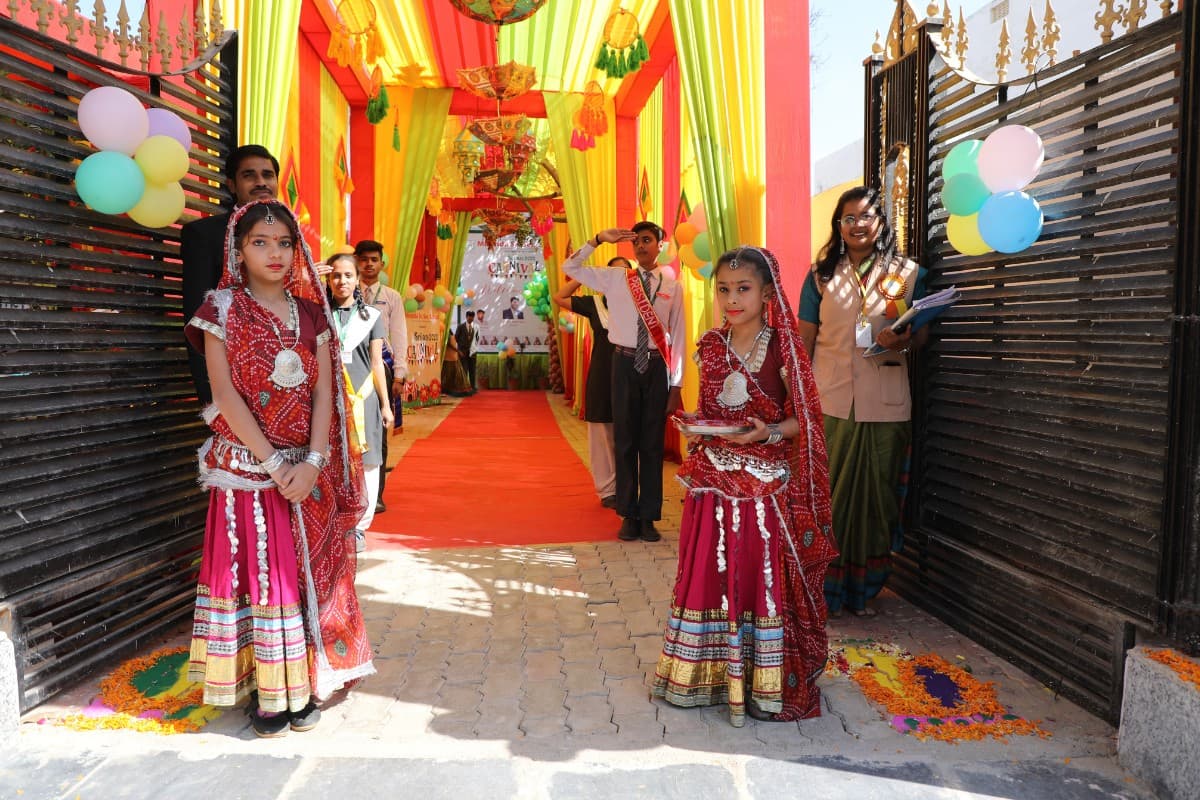 Students celebrating culture